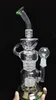 2023 facebook hot Hitman narguilés Bubbler de vidro toro bong com sotaque esfumaçado Plataformas de vapor de vidro Plataforma de petróleo Reciclador de vidro tubos de água com junta de 18,8 mm