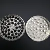 Rookaccessoires 55 mm 4 delen molen voor kruidenmolen metalen zicn legering CNC -tanden voor droge kruidenmolen metaal roken metaal