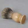 Portable Badger Hair Bristle Shaving Brush Mustache Brushes Resin Handle Face Barber Beauty Tool Men039s Gift Razor brushes9662099