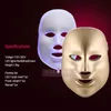 Korea 3 in 1 Goud 7 Kleur Lichten LED Facial Masker Persoonlijk gebruik PDT LED-masker Home Gebruik CE-goedkeuring DHL gratis verzending