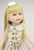 18 cal dziewczyna amerykańska lalka moda pełna ciało winylowe realistyczne walentynki dla dziewczyny dzieci urodziny xmas prezent