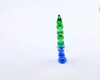 Blue and green bamboo pens glassware, Wholesale Glass Bongs, Glass Water Pipe, Hookah, Smoking Accessories,