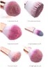 6 PCS Mermaid Makeup Brush مجموعة ملونة من ذيل السمكة الملونة مجموعات فرش مجموعات أدوات المكياج لطيفة 4126070