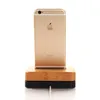 Ny original Samdi Trä Aluminium Laddare Dock Cradle för iPhone 6 5S 5 Trä Telefon Stativ Mobilhållare till iPhone