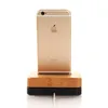 New Original SAMDI Wooden & Aluminum Charger Dock Cradle for iPhone 6 5S 5 Wood Phone Stand Mobile Holder for iPhone