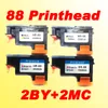 4x replacement for HP 88 for hp88 Printhead C9381A C9382A compatible for hp88 L7580 7590 K5400 K550