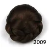 Chignon à Clip entièrement tressé, faux Chignon, coque cabelo, rouleau de beignet, postiches couleur 10032237388