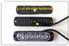 높은 강도 6W LED 자동차 표면 장착 그릴 빛, LED 외부 경고등, lightheads, 22flash, 방수, 2 개 / 1lot