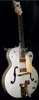Seltene Traumgitarre Gretch White Falcon E-Gitarre Gold Sparkle Body Binding Hollow Body Double F Hole Bigs Tremolo Bridge Gold5779063