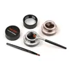 2 In 1 bruine zwarte gel eyeliner make -up waterdichte en vlekkendichte cosmetica set eye liner kit in oogvoering make -up6512917