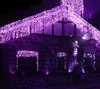 Ny 10 m * 0,5 m 320 LED-spårlampor LED-sträng gardinhängen Ljusfestival 110 V - 220 V UE USA AU-kontakt