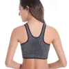 Wholesale- Women Sport Bra Running Front Zipper Moverment Yoga Padded Fitness Tops Tank Cycling Workout 3 Sizes1