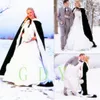 Elegant Cheap 2016 Warm Bridal Cape ivory White Winter Fur Coat Women Wedding bolero Jacket Bridal Cloaks Wedding Coat bridal wint7746762