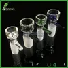 Großhandel Glasschalen mit blau, grün, schwarz, klar, Schneeflocken-Filterschale für Glasbongs, 10 mm, 14 mm, 18 mm, passend für Bohrinseln, Glasbongs