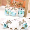 Wholesale-1pc Fashion Sea Ocean Glass Bottle Pendant Mermaid Tears Shells Star Vial Necklace