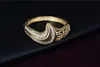 Conjuntos de joyas calientes para la boda de las mujeres de oro de color gargantilla collar pendiente de la pulsera del anillo de moda barata Conjuntos de joyería de fantasía