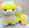 Sevimli Gökkuşağı Alpacasso Kawaii Alpaca Lama Arpakasso Yumuşak Peluş Oyuncak Bebek hediyesi5791490