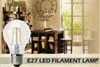 E27 A60 A19 A60 ampuller E27 B22 8w 6w 4w 2w 360 Açı Led Işıklar Edison Lambası AC85 ~ 265V ce rohs ışık filamanın led