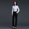 Hete Blouse Shirt Dames Katoen / Polyester Lange Mouwen Blouses Turn Down Collar Shirts Dames Tops Fashion Office Clothing