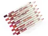 Todo 12pcslot Menow maquiagem vendendo lápis lipliner de madeira sortido 12 cores lápis labial à prova d'água P140022847976