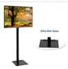 32-70 inch LCD LED Plasma TV Mount Floor Stand Height Adjustable Full Motion Wiremanagement AD Display Stand