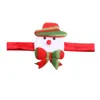 Regali di Natale Accessori per capelli per bambini Cartone animato Babbo Natale Fascia per bambini XMAS Fasce per capelli Bambina Copricapo Archi