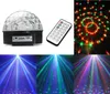 LED MP3 DJ Disco Party Club DMX512 Crystal Magic Ball Stage 18W RGB Lumières de scène AC110V-220V