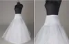 In voorraad UK Verenigde Staten India Petticoats Crinoline White A-Line Bridal Underskirt Slip Geen Hoops Volledige Lengte Petticoat voor Avond / Prom / Trouwjurk