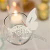 Darmowa Wysyłka 200 sztuk Wedding Place Name Cards Butterfly Engagement Bankiet Dostaw Party Glass Decoration Place Name Card