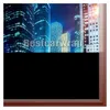 0% Opaque black -out privacy venster vinylfilm decoratief sticker voor badkamer, keuken, huis, kantoor glans raamtint maat 1.52x30m = 5x98ft