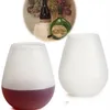 Silicone Wine Glasses 11oz 350ml Unbreakable Party Camping Picnic RV Yachting Travel wine Cups