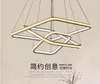 Vierkante LED Hanglamp Moderne Led Kroonluchter Lichten Aluminium Hangende Kroonluchter voor Eetkamer Keuken Kamer