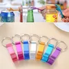 Pocket Sleutelhanger Bierflesopener Claw Bar Kleine Drank Sleutelhanger Ring Kan logo doen