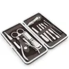 Metal Manicure Set professional nail technician with a high grade stainless steel 4 sets Pedicure 205*175mm