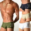 Herren-Boxershorts aus Baumwolle, atmungsaktive Baumwollunterwäsche, niedrige Taille, sexy Höschen, Jungen-Unterwäsche, Boxershorts, sexy, niedrige Taille, kurze Badehosen