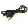 Black 1.1m Stereo Stereo Audio Extension Cable 3.5mm Mężczyzna do Kobiet przez Free DHL FedEx Shipping