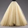 Color feito sob encomenda A-linha Petticoat inchado 6 camadas acessórios nupciais deslizamento nupcial para vestidos de casamento underskirt nupcial