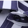 도매 - Gueqi 남성 패션 스트라이프 셔츠 플러스 사이즈 M-5XL 새로운 모델 긴 소매 비즈니스 남자 캐주얼 코튼 티셔츠