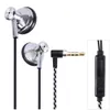 JBMMJ SUR S1636 3.5mm Plug in-ear stereo musik hörlurar med mikrofon för dator, mobiltelefon, bärbar mediaspelare, sport