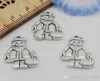 100 sztuk Antique Srebrny Ojciec Charms Wisiorek Dla Jewlery Dokonywanie 19x16mm