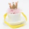 Princess Baby Girls Crown Tiara Headband 헤어 밴드 생일 케이크 스매시 사진! 여자 크라운 헤드 밴드 HJ125