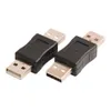 Venta al por mayor 100 unids/lote USB 2,0 tipo A macho A macho adaptador conector convertidor acoplador