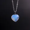 20mm Assorted Heart Natural Blue Aventurine Green Turquoise Agate Stone Bead Charms Quartz Crystals Pendants Cabochon 20pcs/lot Wholesale