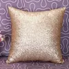 8 Colors 40x40 Luxurious Sequin Pillow Cover Zipper Pillow Case Home Cafe Throw Pillowcases 50pcs lot283n