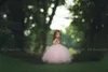 ローズゴールドスパンコールブラッシュチュチュフラワーガールズドレスふるいスカート全長小さな幼児の幼児の結婚披露宴フォームのドレス