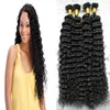 Brasilianska Kinky Curly Fusion Hair Extensions 200g Keratin Human Fusion Hair Nail U Tips 100% Remy Human Hair Extensions