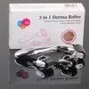 Skönhet 3-i-1 Dermaroller Advanced Micro-Needle Roller System Derma Roller Skincare Kit Titanium Needles