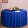 Grátis pela DHL, 10 peças Toalha de mesa da mesa da mesa redonda cetim para banquete casamento festa decoração branco preto por atacado 71 "