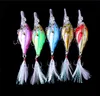 Nouveau Threadfin Shad manivelle appât 65 cm 6g 3D yeux cible vivante leurre de pêche au bar avec crochets de plumes VMC 1407268