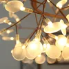 2017 Creative LED Firefly Lampadario, Nordic Art Personalità Villa Sala da pranzo Camera Camera Chandelier Caldo e Semplice Design Persona